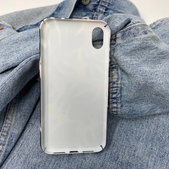 iPhone XS Max Case Pink Green Tropical - Picture 7 of 7